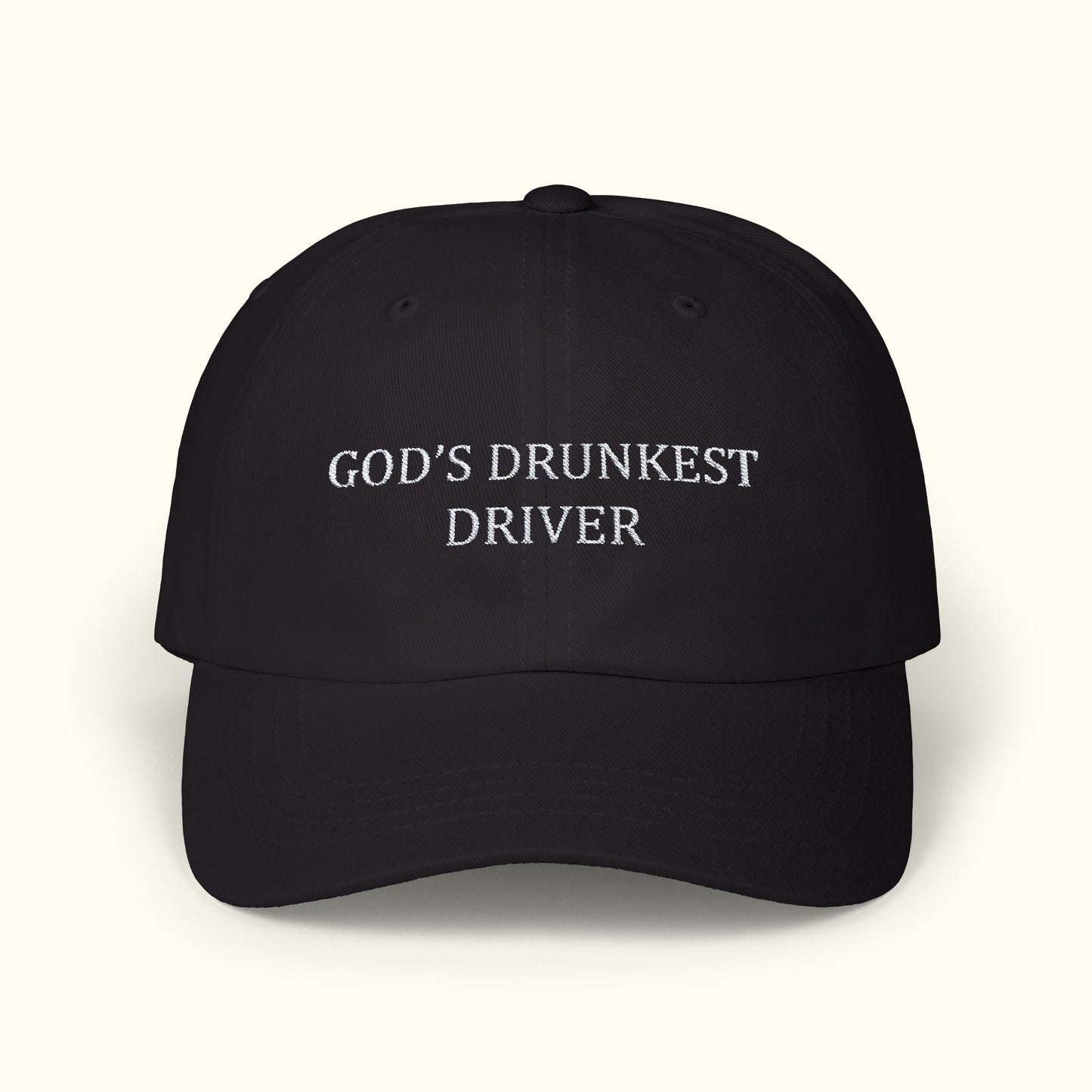 God's Drunkest Driver Embroidered Hat