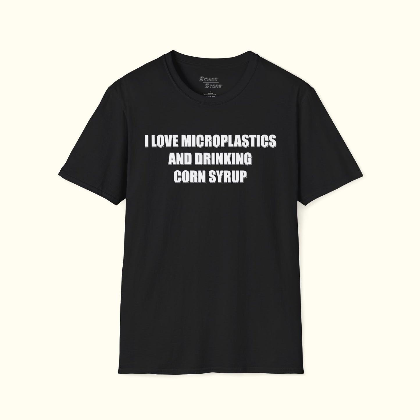 Microplastics and Corn Syrup Tee