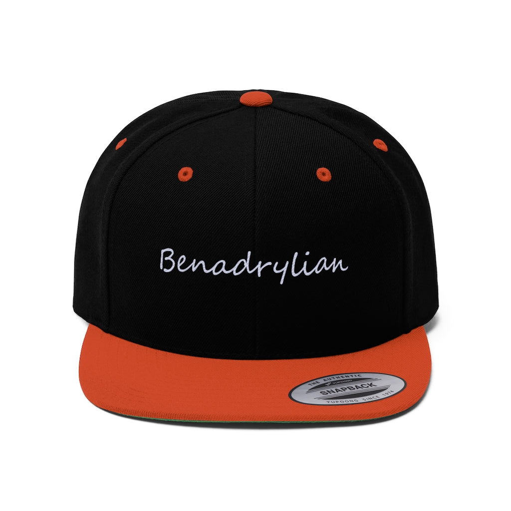 "Benadrylian" Flat Bill Hat